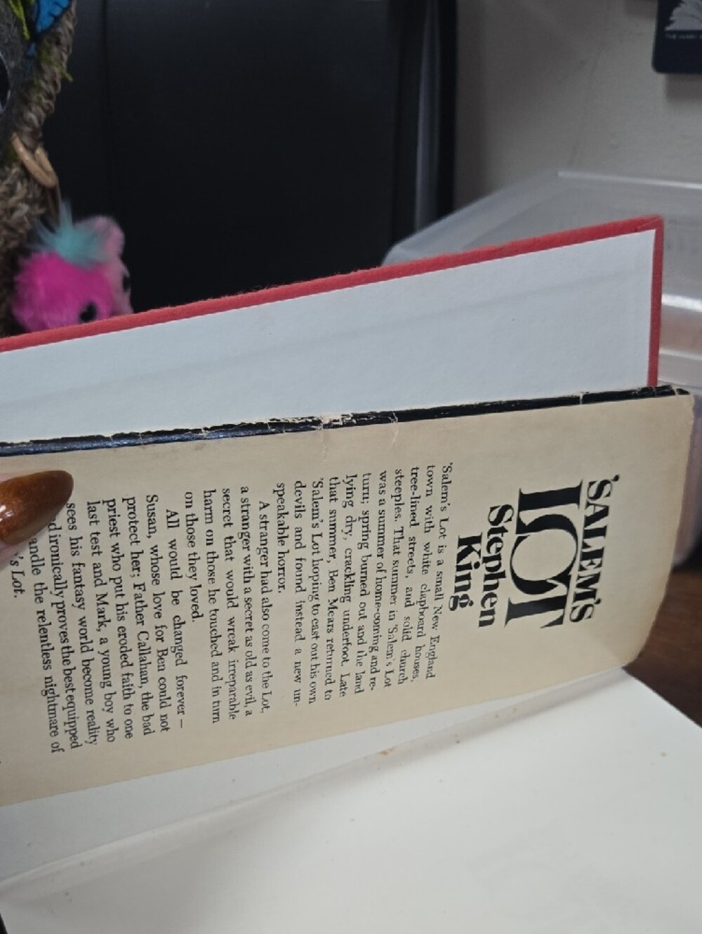 Salem's Lot Hardcover Book - Black and Orange - Picture 8 of 8